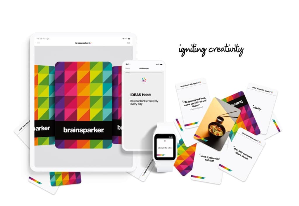brainsparker - free creativity app, card decks, and courses